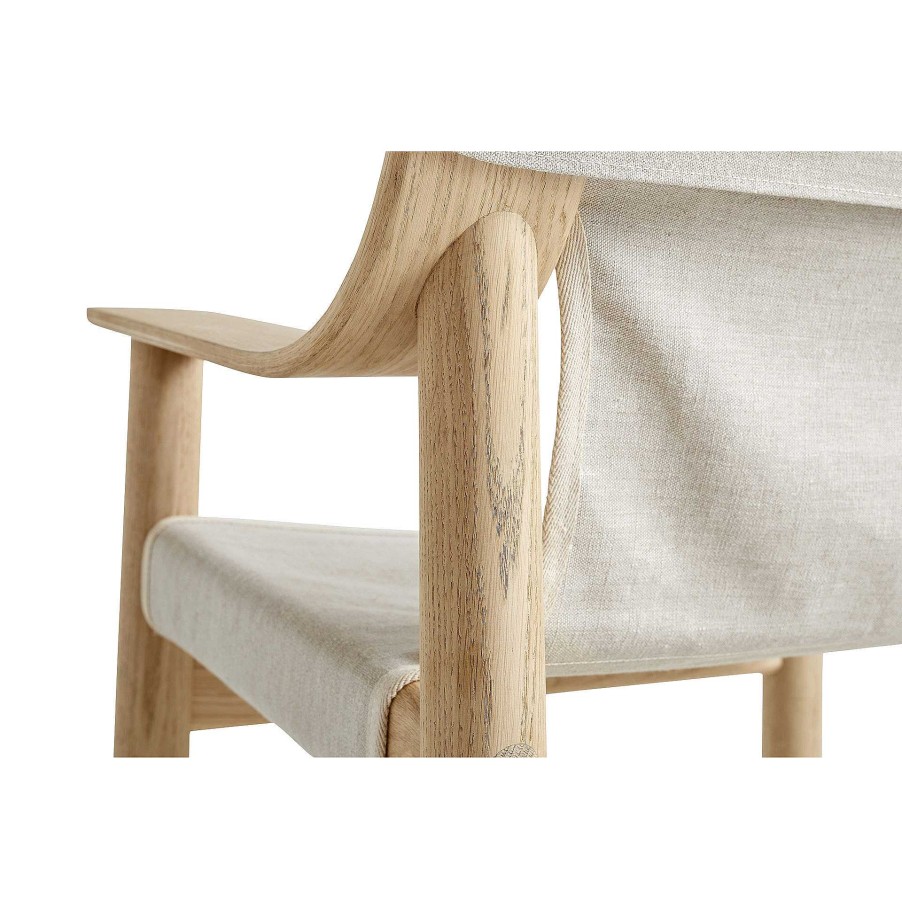 HAY Single Armchairs | Bernard | Armchair | Oak - Raw Canvas