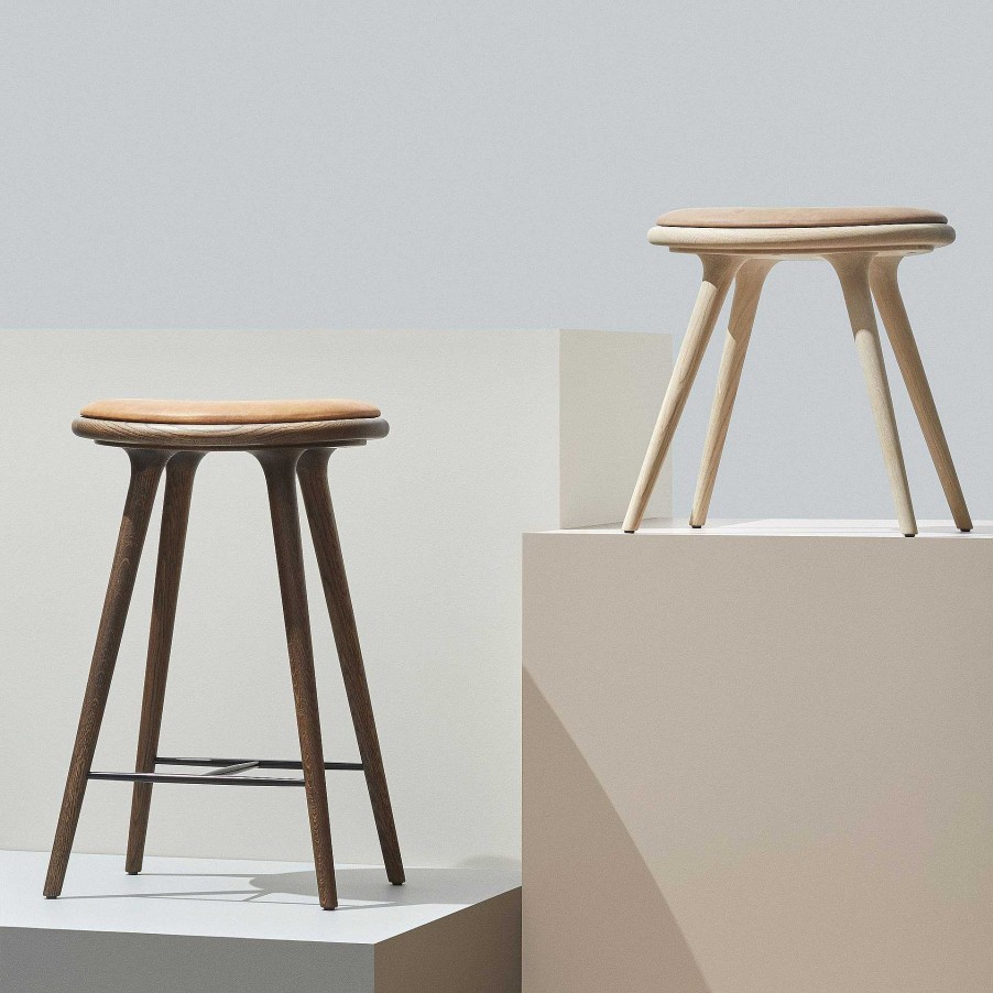 Mater Stools | Low Stool | Natural Soaped Oak - 47 Cm