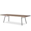 DK3 Extending Tables | Corduroy Table | Rectangular Table | Walnut - 180/100