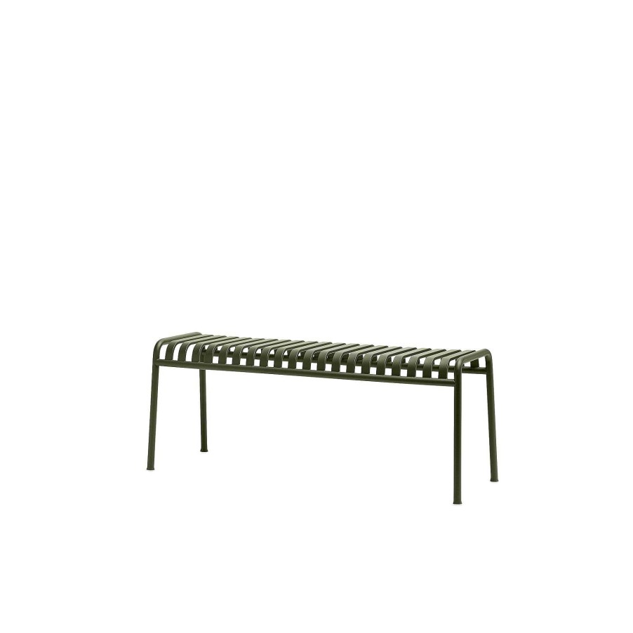 HAY Outdoor Chairs | Palissade Bench | Bench | Olive Green