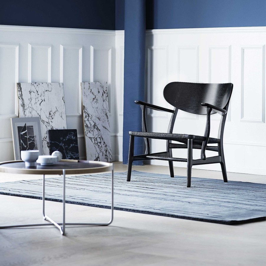 Carl Hansen & Søn Single Armchairs | Ch22 | Chair | Black Oak