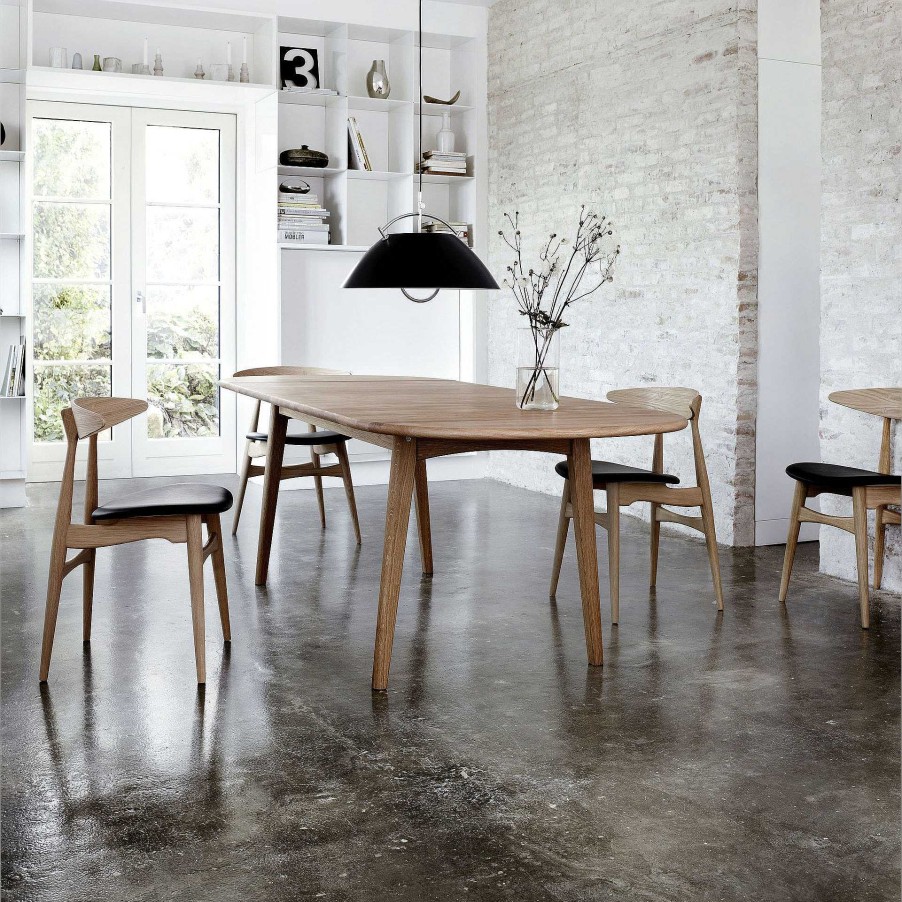 Carl Hansen & Søn Extending Tables | Ch006 | Table | Lacquered Beech