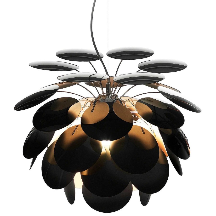 Marset Pendant Lights | Discoco 132 | Pendant Lamp | Black / Gold