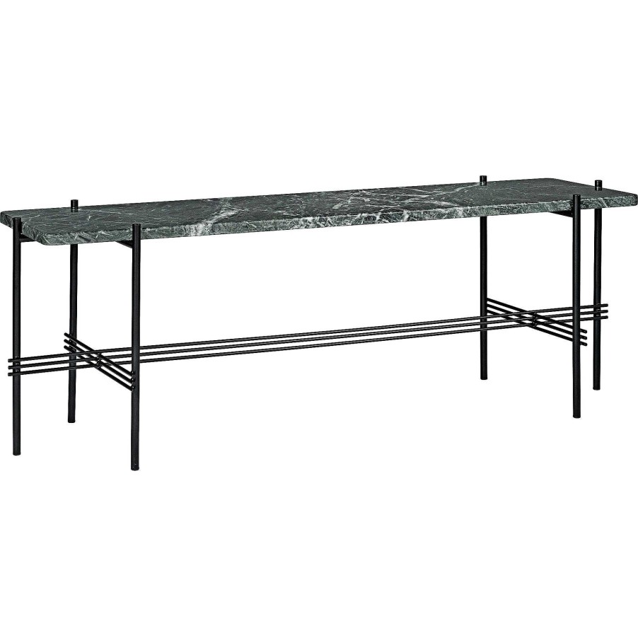 GUBI Dining Tables | Ts Console | Console | Green Guatemala Marble