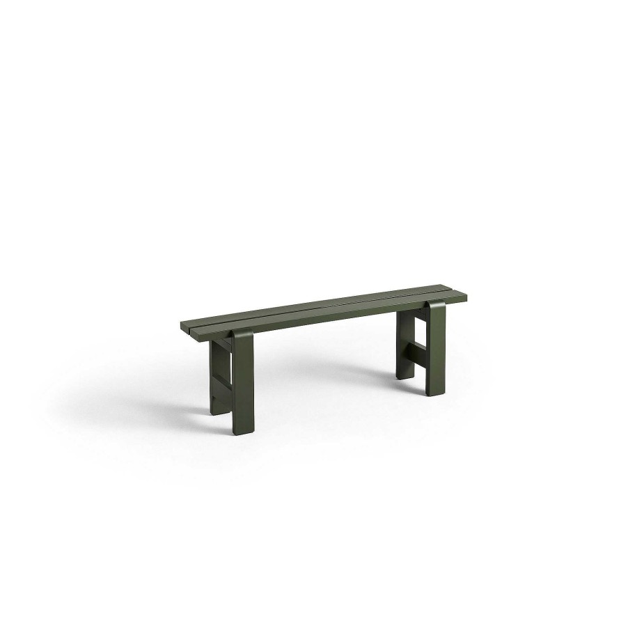 HAY Outdoor Chairs | Weekday Bench | Bench | Olive Green