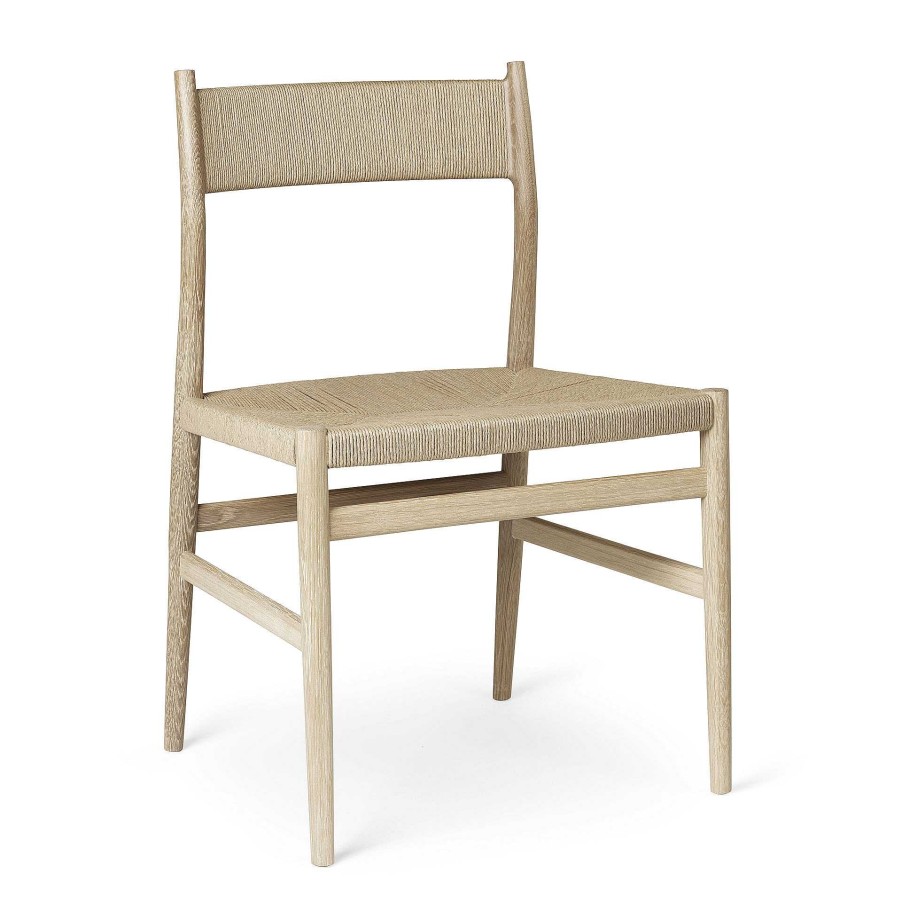 Brdr. Krüger Chairs | Arv Dining Chair | Weaved Back And Paper Cord Seat