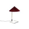 HAY Pendant Lights | Matin Table Lamp L | Oxide Red Cotton Shade