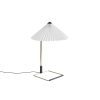 HAY Pendant Lights | Matin Table Lamp L | White Cotton Shade