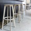 Zeitraum Stools | 1.3 Bar | Barstool | Oak Stained Chalk