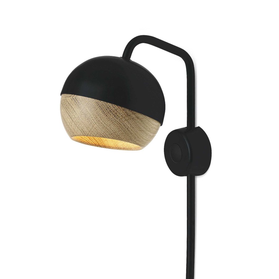 Mater Pendant Lights | Ray Wall Lamp | Black