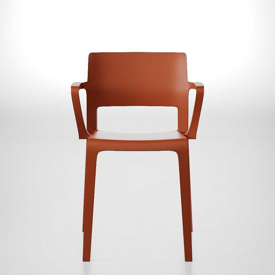 Arper Chairs | Juno 02 Armchair | Armchair | Rust