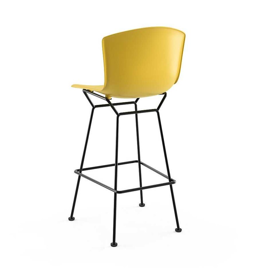 Knoll Stools | Bertoia Bar Stool | Black/Yellow