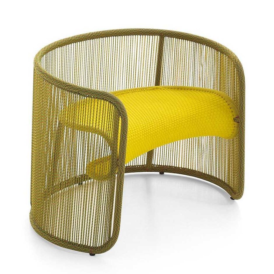 Moroso Pouf | M'Afrique Husk Stool S | Golden