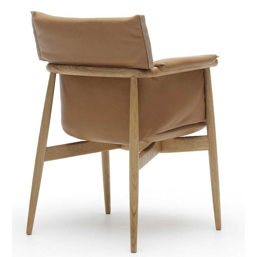 Carl Hansen & Søn Single Armchairs | E005 Embrace Armchair | Oak- Cognac Leather