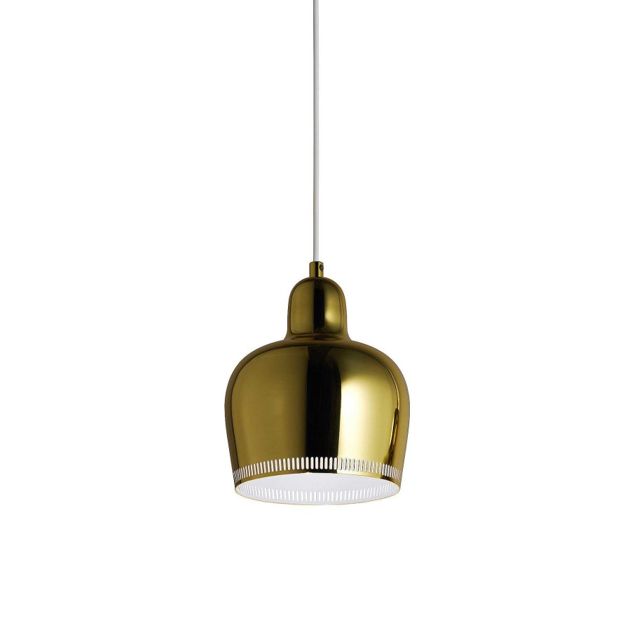 Artek Pendant Lights | A330S "Golden Bell" | Pendant Light - Brass