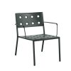 HAY Outdoor Chairs | Balcony Lounge Armchair | Outdoor Armchair | Dark Forest