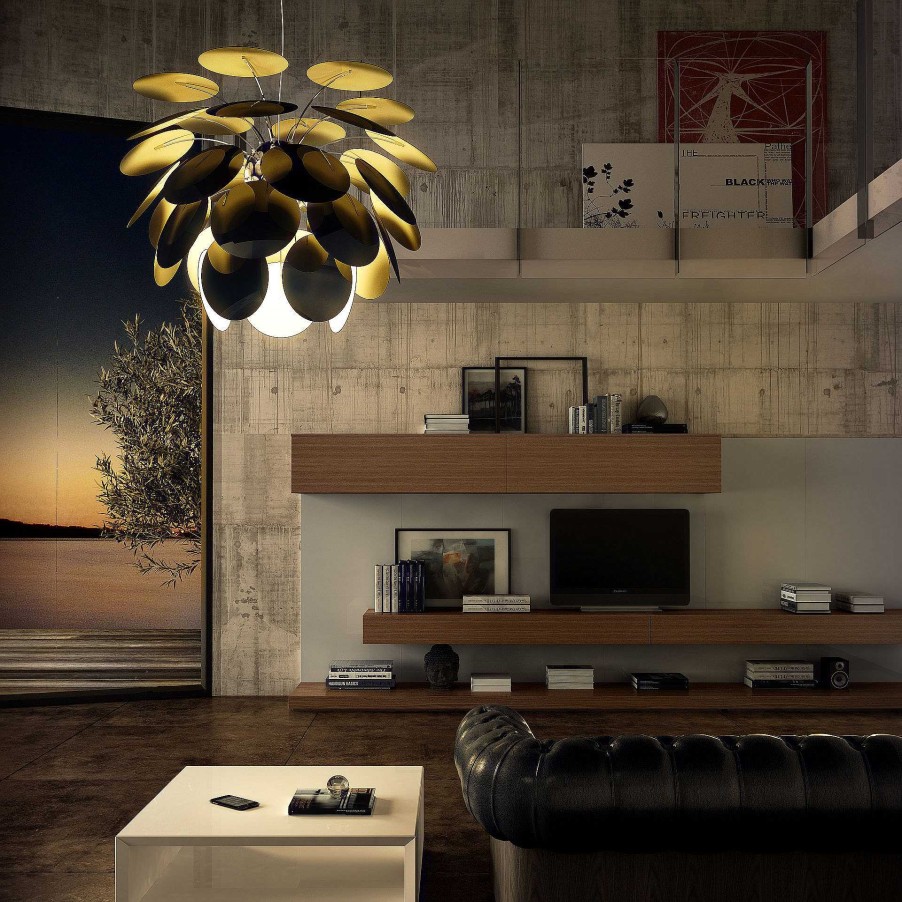 Marset Pendant Lights | Discoco 132 | Pendant Lamp | Matte Beige