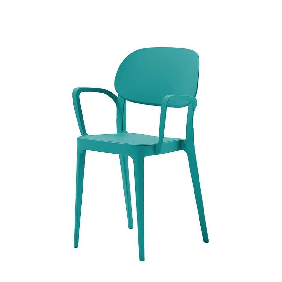 Alma Outdoor Chairs | Amy | Armchair | Esmerald Blue