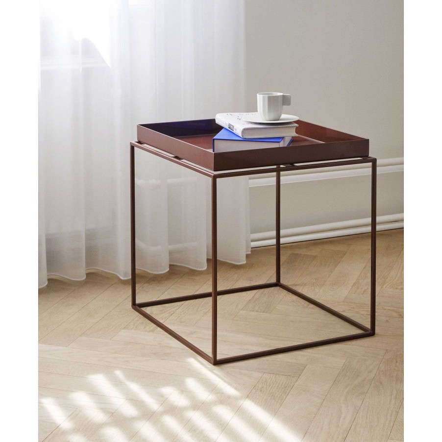 HAY Coffee Tables | Tray Table M | Chocolate High Gloss