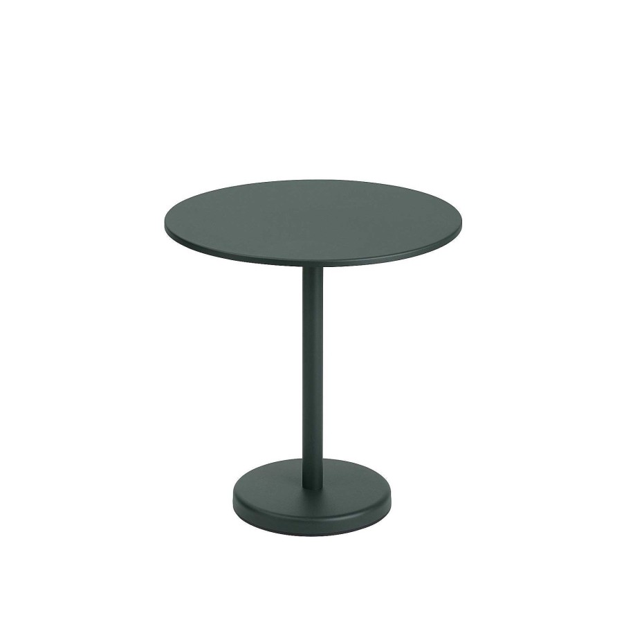 Muuto Coffee Tables | Linear Steel Cafe Table | Coffee Table | Dark Green