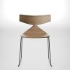 Arper Chairs | Saya Chair | Sled Base | Oak