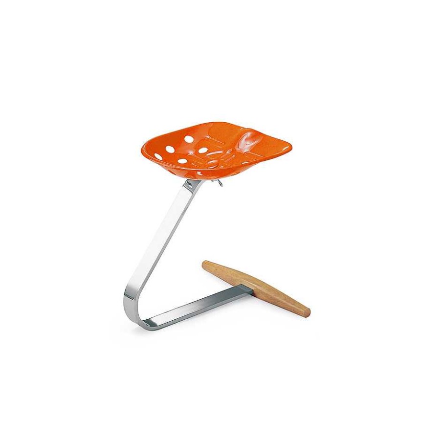 Zanotta Stools | Mezzadro | Orange