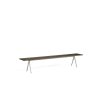 HAY Benches | Pyramid Bench 12 | Bench 250 - Steel Structure - Smoked Oak