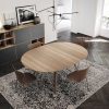 Treku Extending Tables | Aise Table | Extensible Round Table | Oak