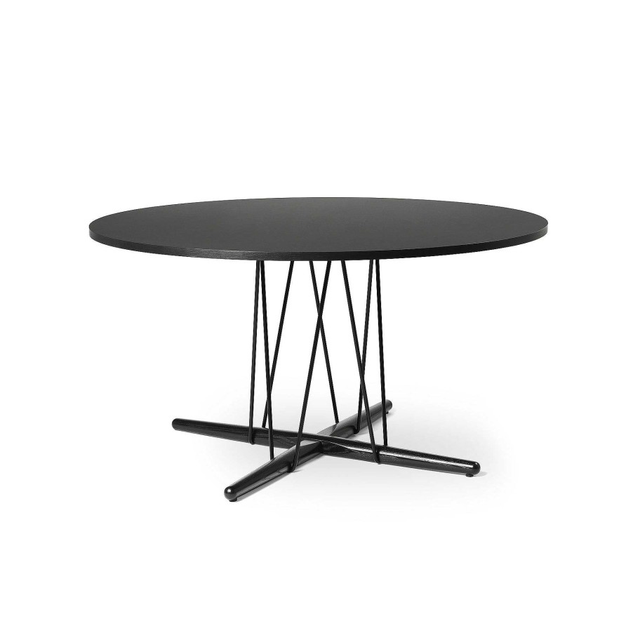 Carl Hansen & Søn Dining Tables | E020 | Table O 139 | Black Laminate Top - Black Oak