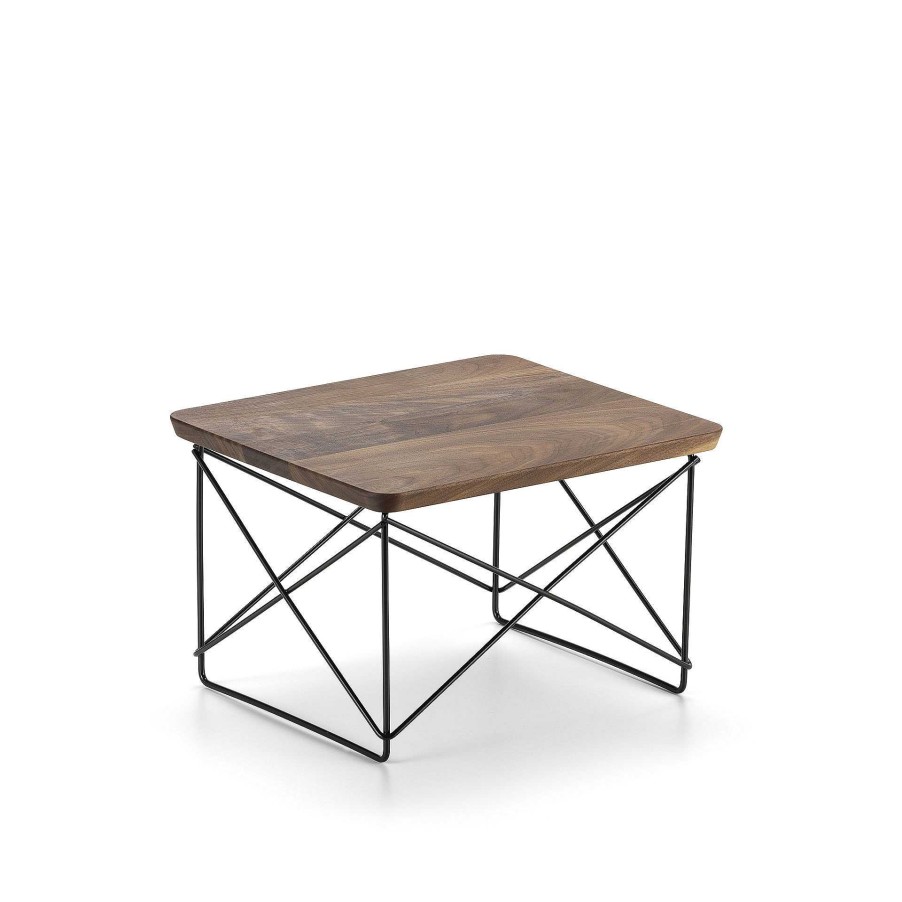 Vitra Coffee Tables | Occasional Table Ltr | Dark Base - Walnut