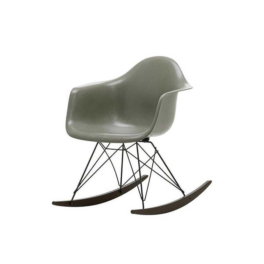 Vitra Chairs | Eames Fiberglass Armchair Rar | Rocking Chair - Raw Umber