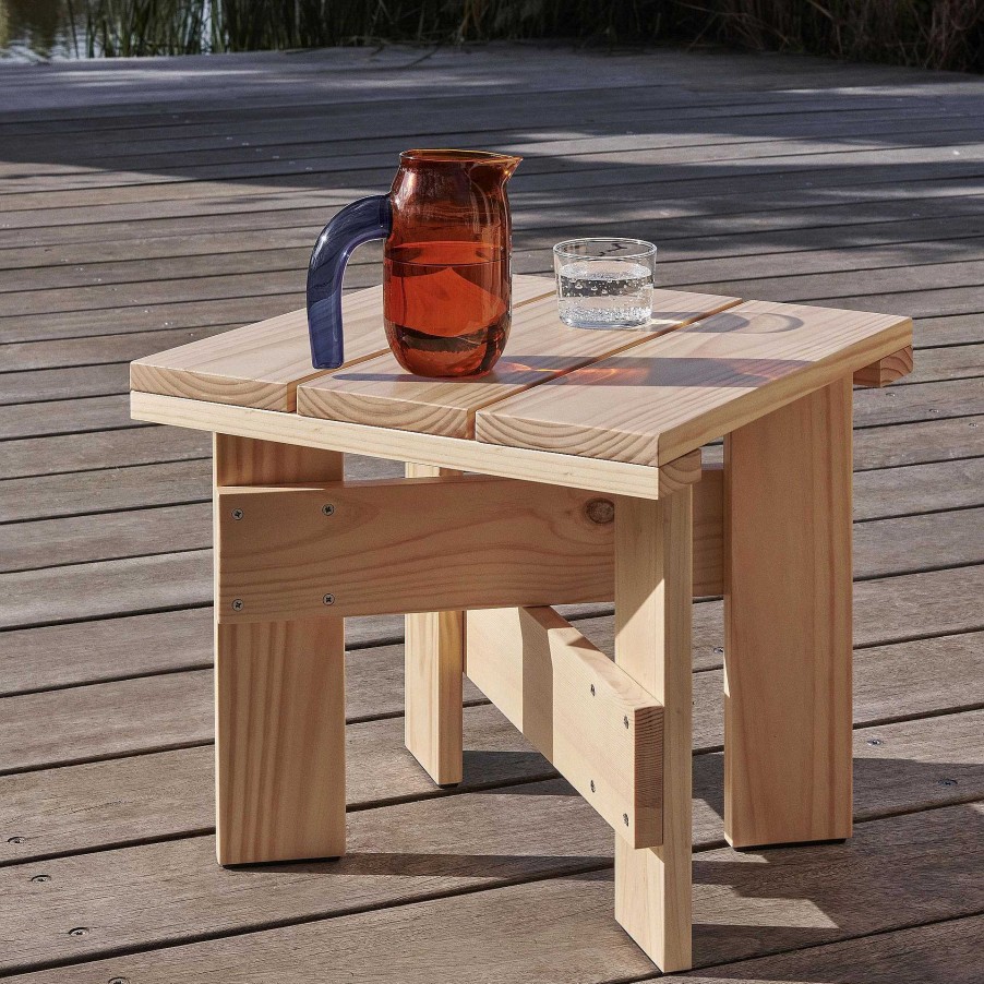 HAY Outdoor Tables | Crate Low Table | Outdoor Table | Pinewood