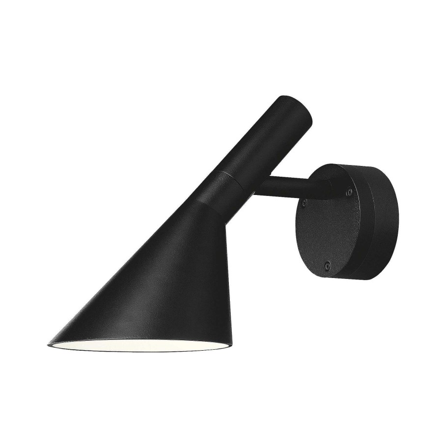 Louis Poulsen Outdoor Wall Lamps | Aj 50 Wall | Textured Black