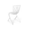 Knoll Outdoor Chairs | Washington Skeleton Chair | Outdoor Chair | White