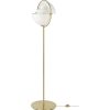 GUBI Pendant Lights | Muli-Lite Floor Lamp | White - Brass