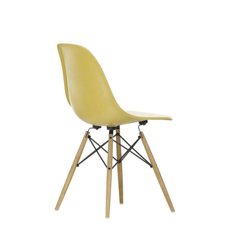 Vitra Chairs | Eames Plastic Chairs Dsw | Ash Honey Tone Base - Sunlight