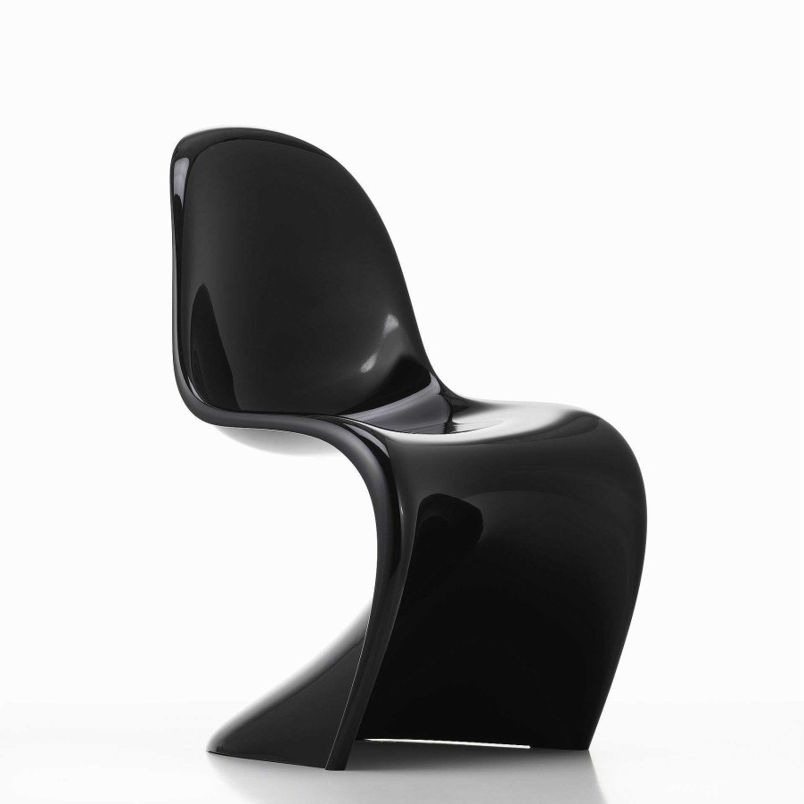 Vitra Chairs | Panton Chair Classic | Matt Black