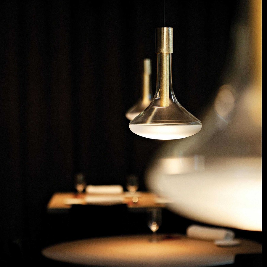 Davide Groppi Pendant Lights | Cathode | Suspension Lamp | Brass