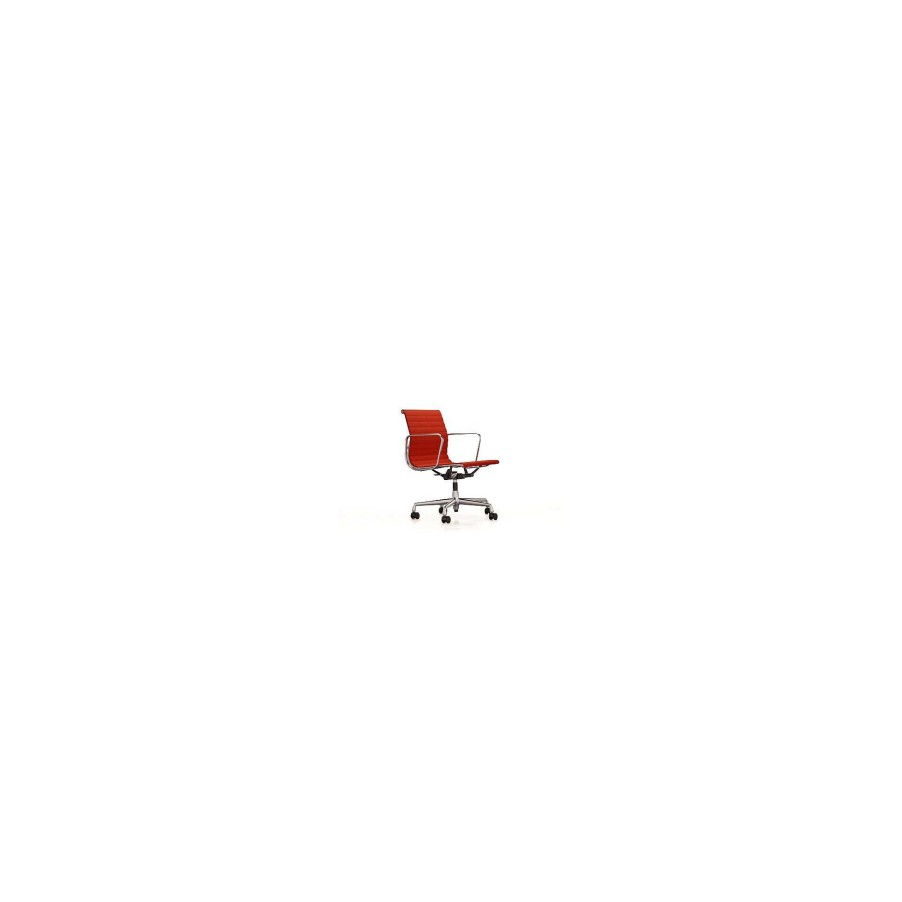 Vitra Office Chairs | Aluminium Chair Ea 117 | Red / Poppy Red