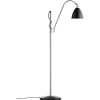 GUBI Pendant Lights | Bl3 Floor Lamp | Chrome - Black