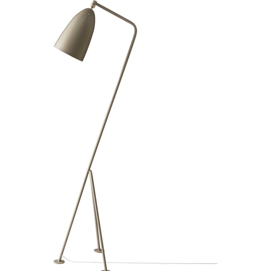 GUBI Pendant Lights | Grashoppa Floor Lamp | Warm Grey