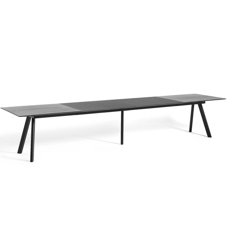 HAY Extending Tables | Cph 30 Table Extendable | Oak/Linoleum | L 200/400