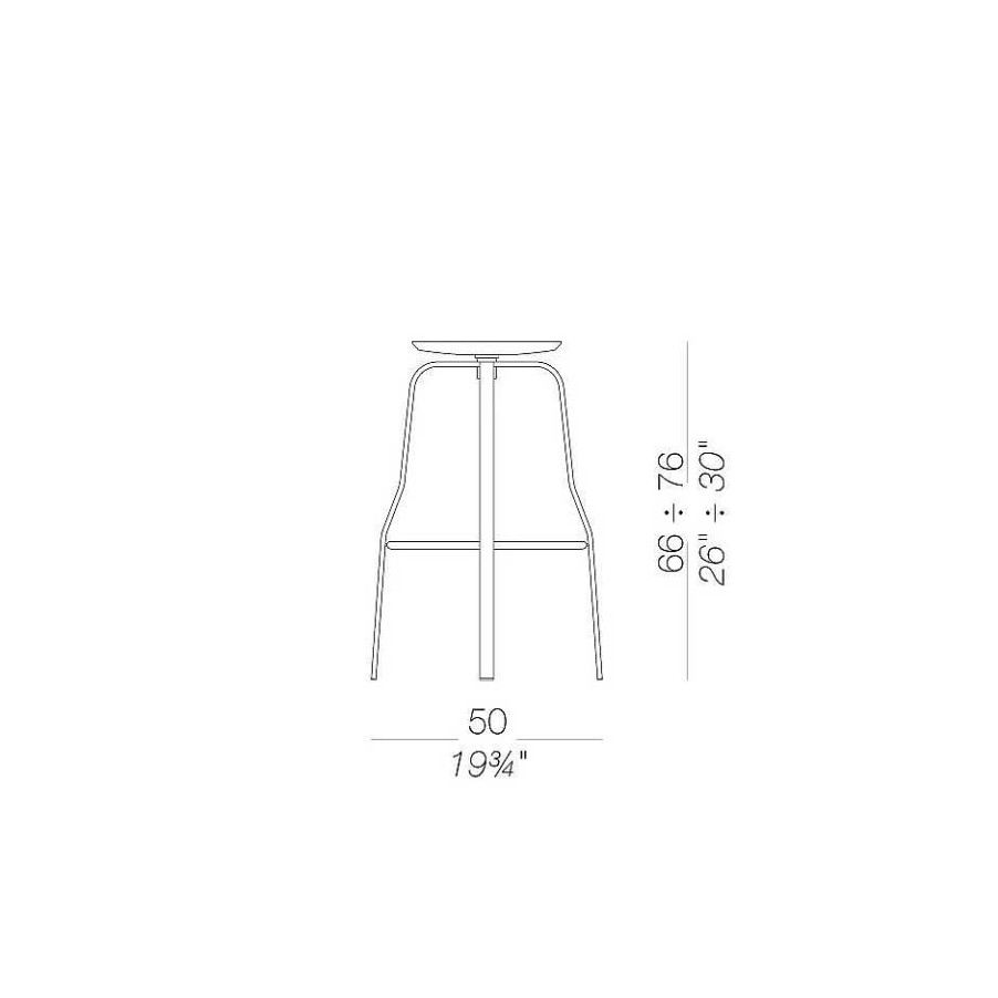 Lapalma Stools | Giro - S106 | Stool | Steel