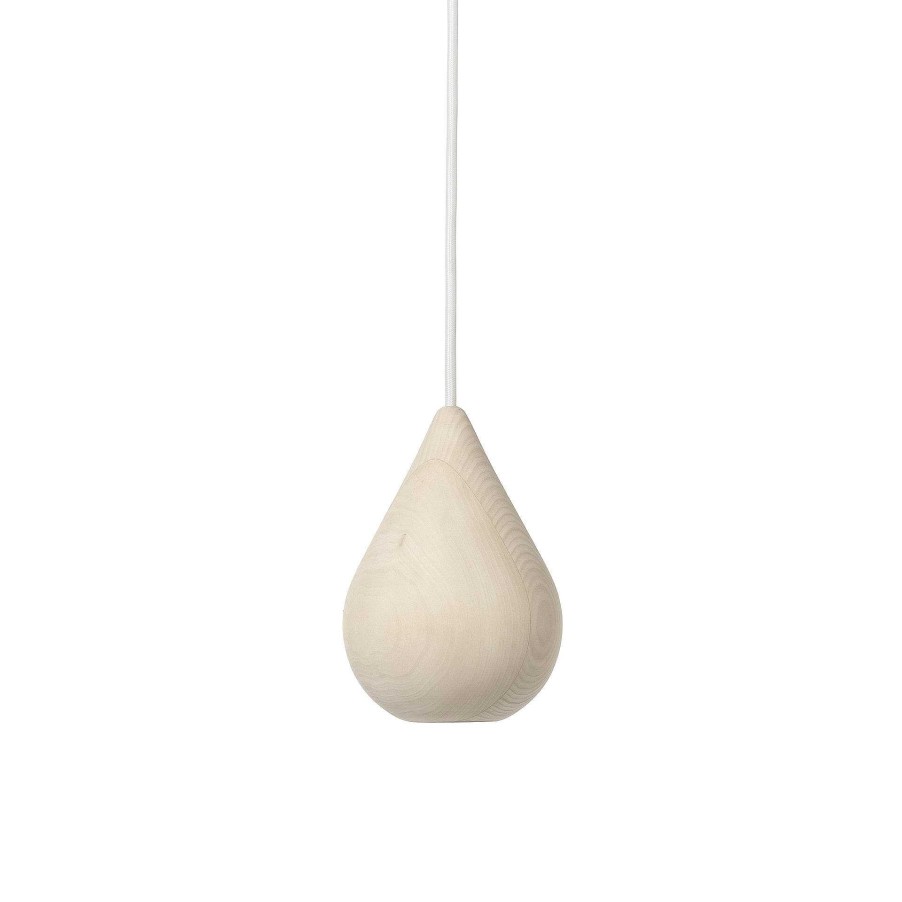 Mater Pendant Lights | Liuku Drop | Matt Lacquer Linden Wood