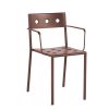 HAY Outdoor Chairs | Balcony Armchair | Outdoor Chair | Iron Red