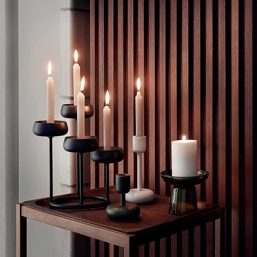 Iittala Decoration | Nappula Candelabra | 251X263Cm - Dark Grey