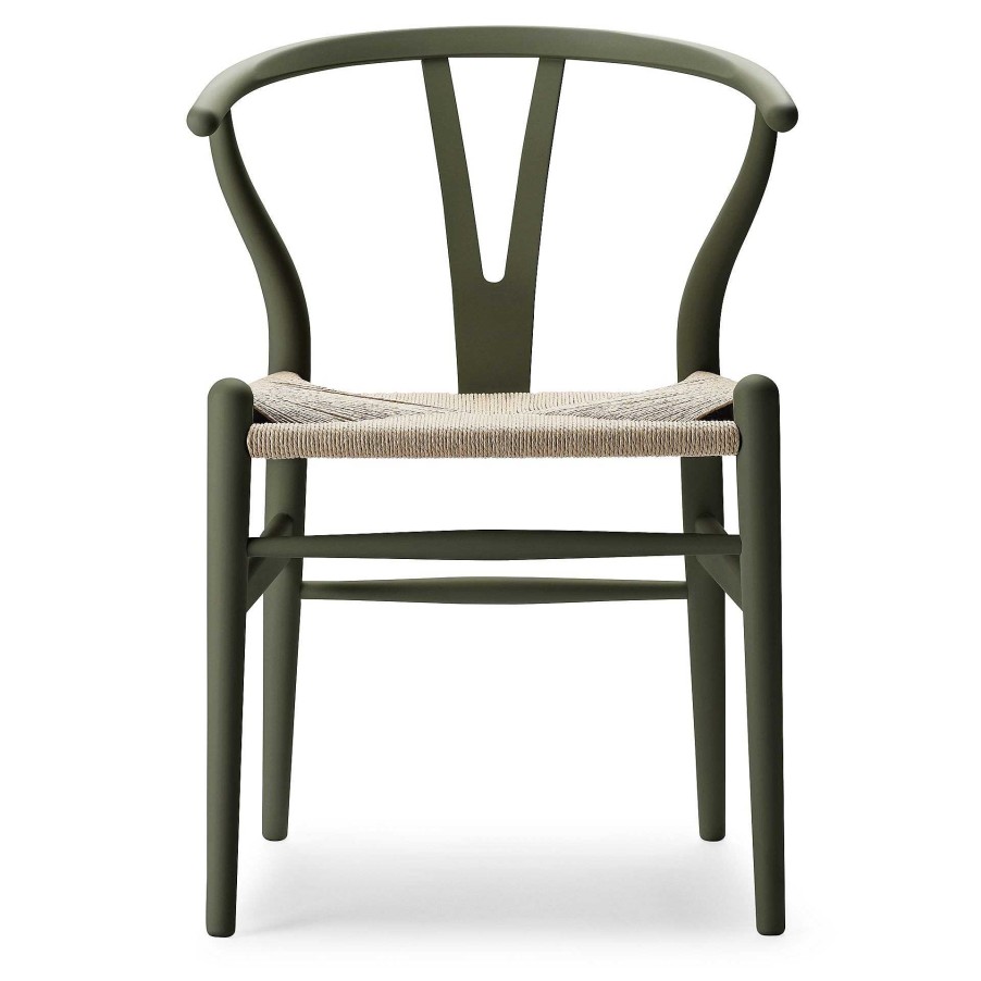 Carl Hansen & Søn Chairs | Ch24 Wishbone Chair Soft | Seaweed