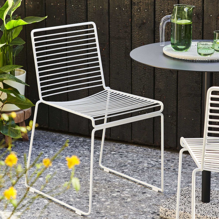 HAY Outdoor Chairs | Hee Dining Chair | White