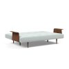 Innovation Living Sofa Beds | Recast Plus Sofa Bed | 552 - Walnut Armrests| 140-200 Cm