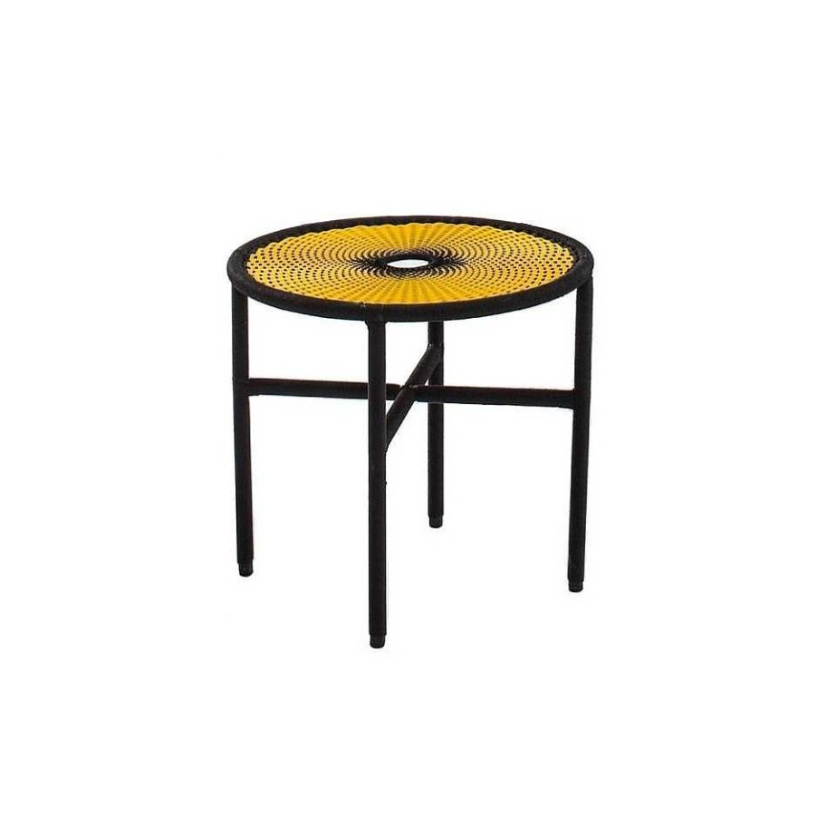 Moroso Coffee Tables | M'Afrique Banjooli Bistrot Table | Yellow-Black